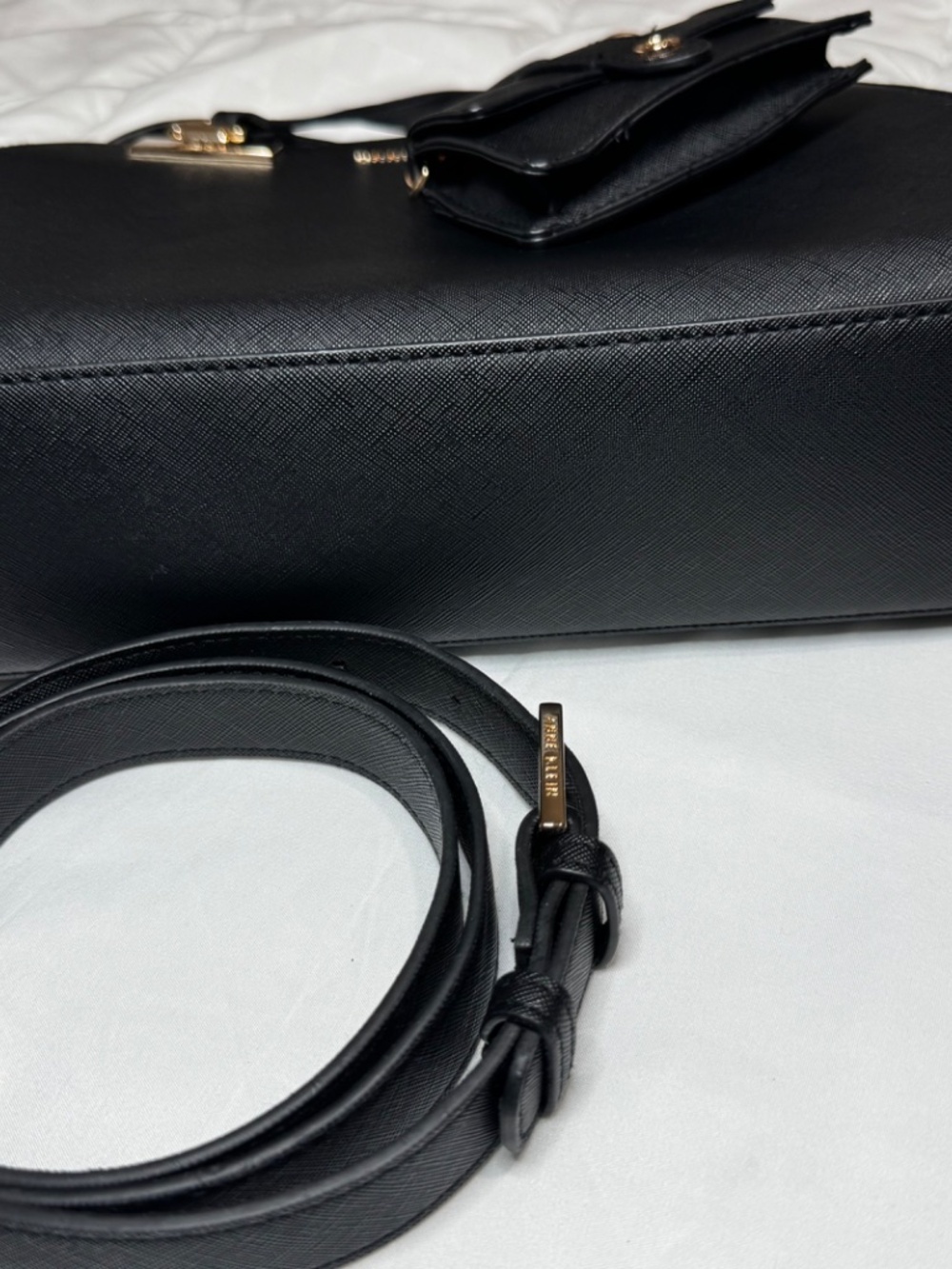Ann Klein Black Sachet Purse with Mini Evening or Casual is Very Elegant - Picture 3 of 13